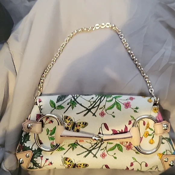 Vintage gucci floral bag hot sale